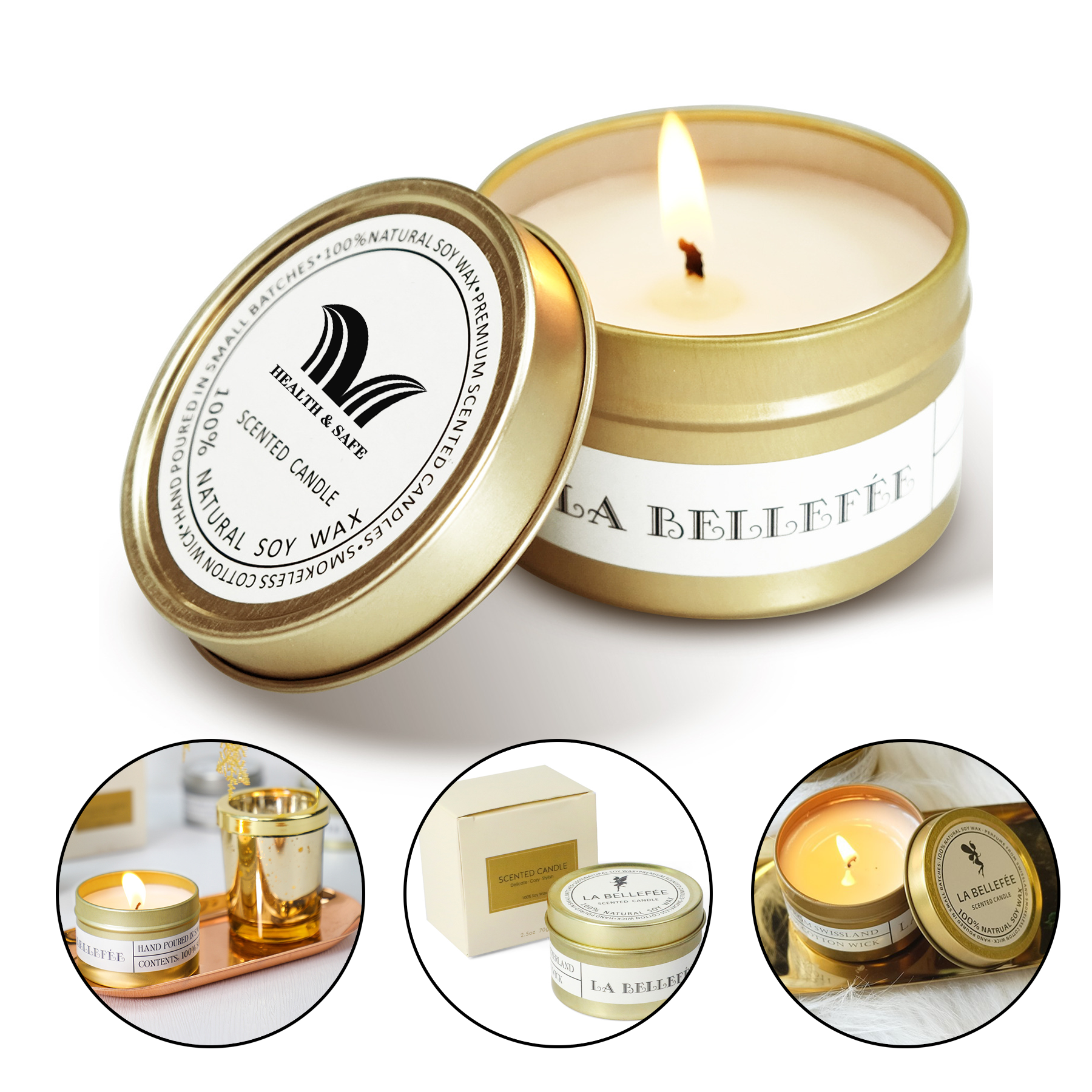 2 Oz. Soy Wax Candles For Home Scented 2