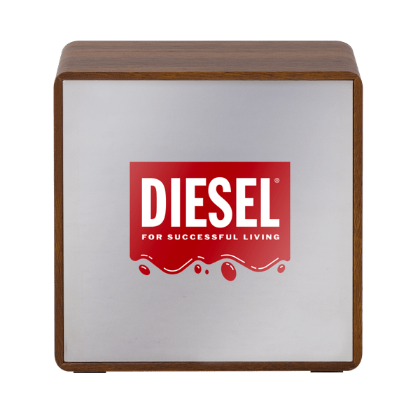 Orbit Wood Grain Mirror Light-Up Speaker 13