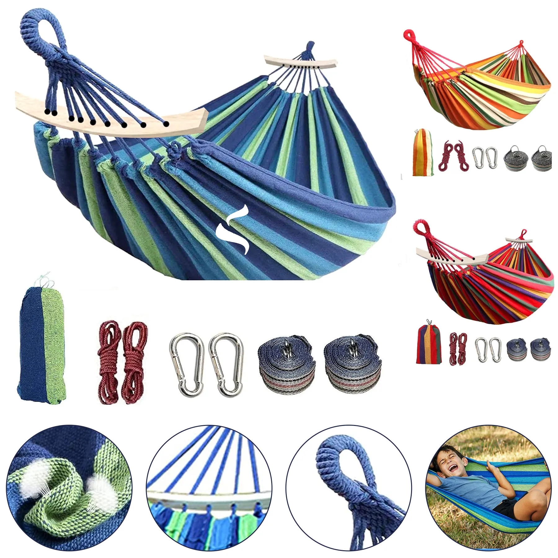 Outdoor Hammock Hanging Swing Chair 2