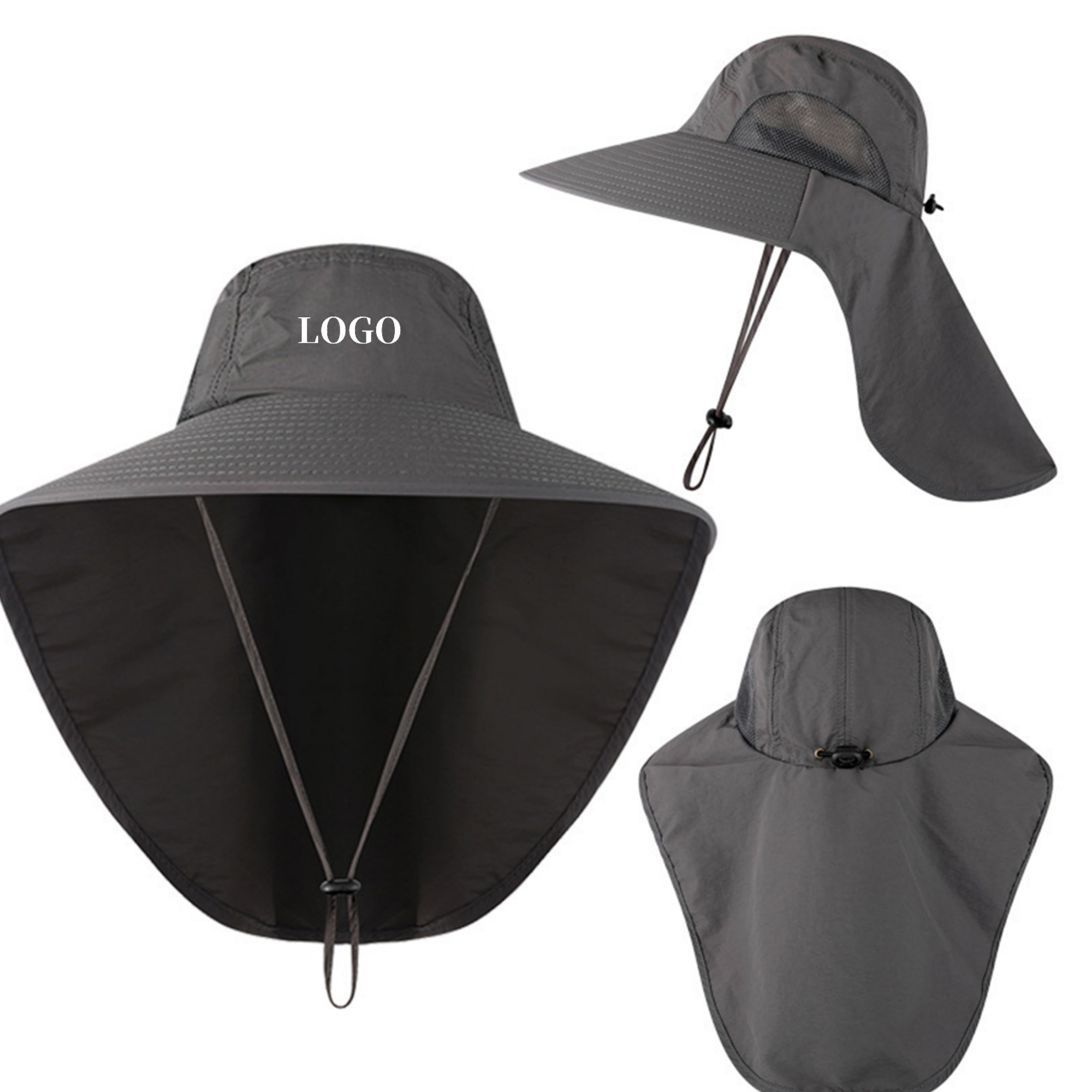 Summer Sun UV Protect Wide Brim Fishing Hats Caps 2