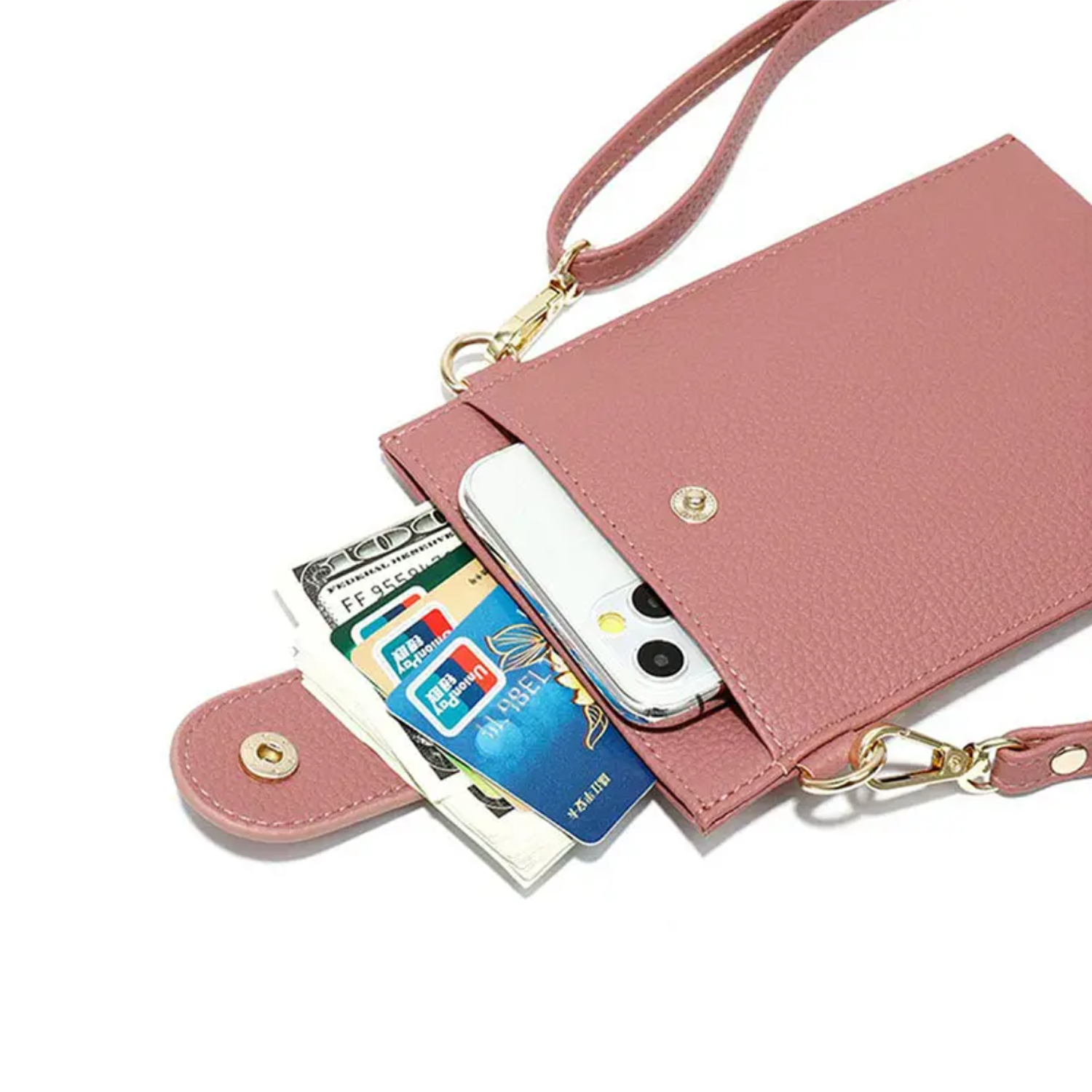 Women'S Small Cross-body Bag Mobile Phone Cellphone Wallet 6