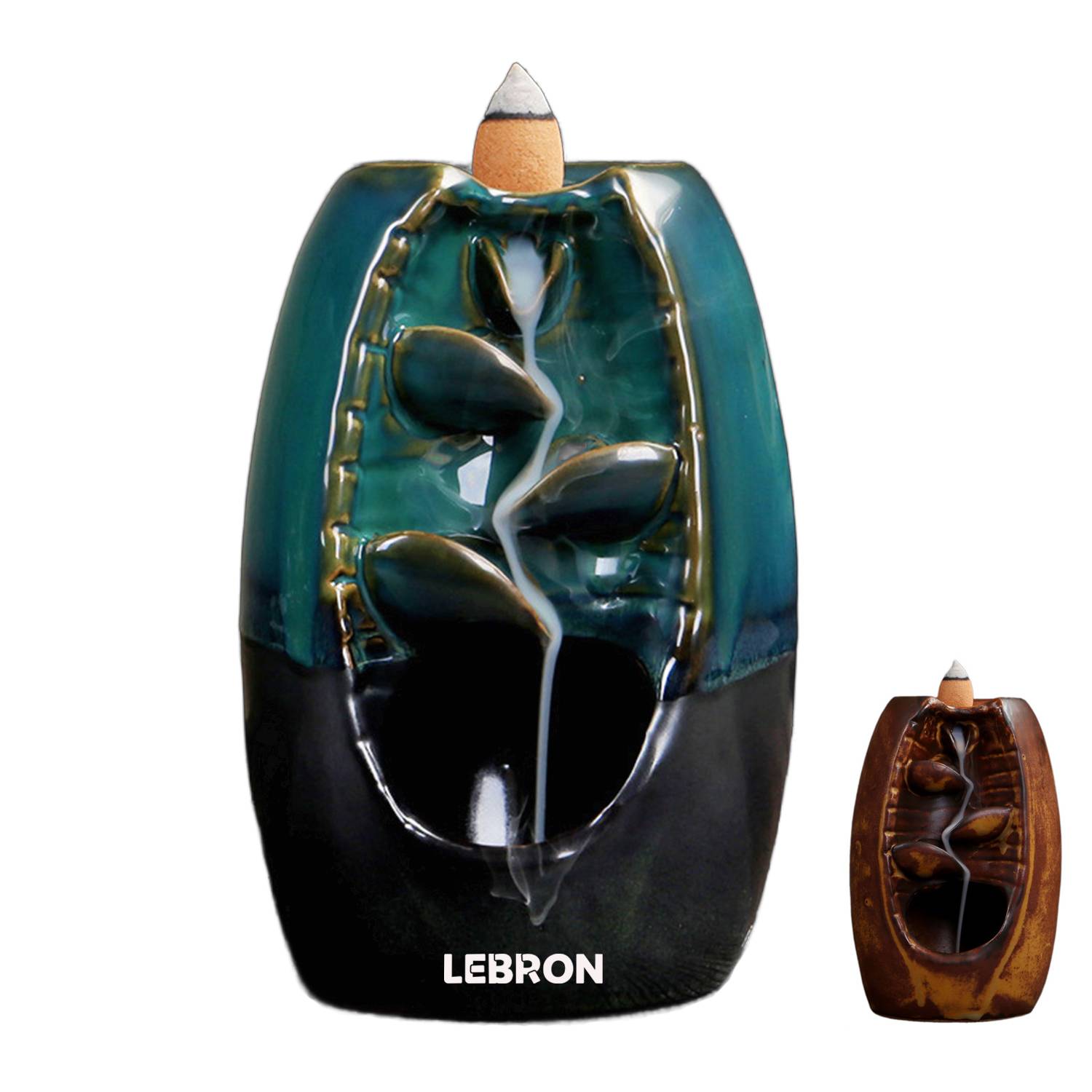 Decoration Aromatic Ceramic Backflow Incense Burner 4