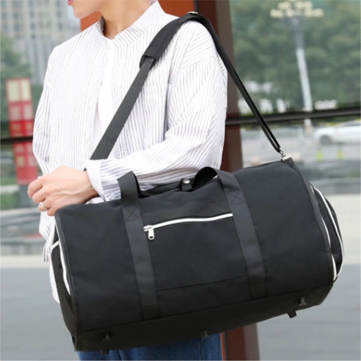 35LTravel Business Gym Duffel Bag With Carry Handles 6