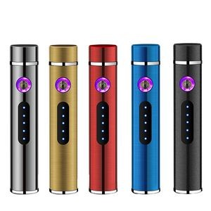 Sleek Stick Electric Arc Lighter With Flip Cap And USB Charging 31