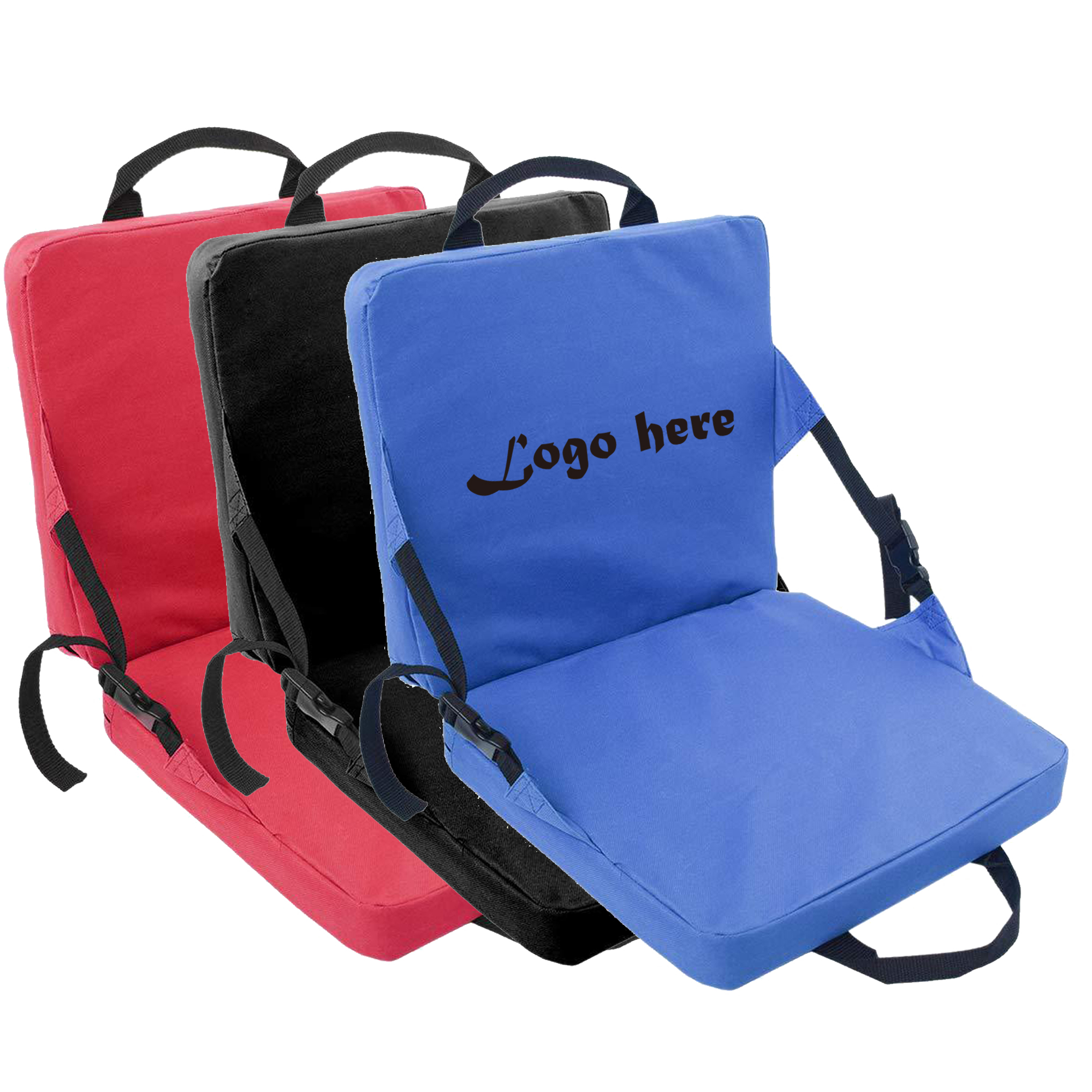 Folding Portable Buckle Pocket Stadium seat Camping Travel 2