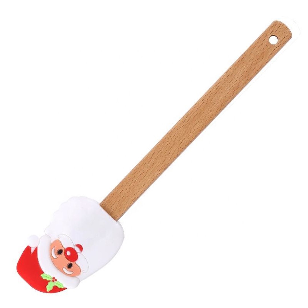Food Grade Christmas Silicone Spatula 8