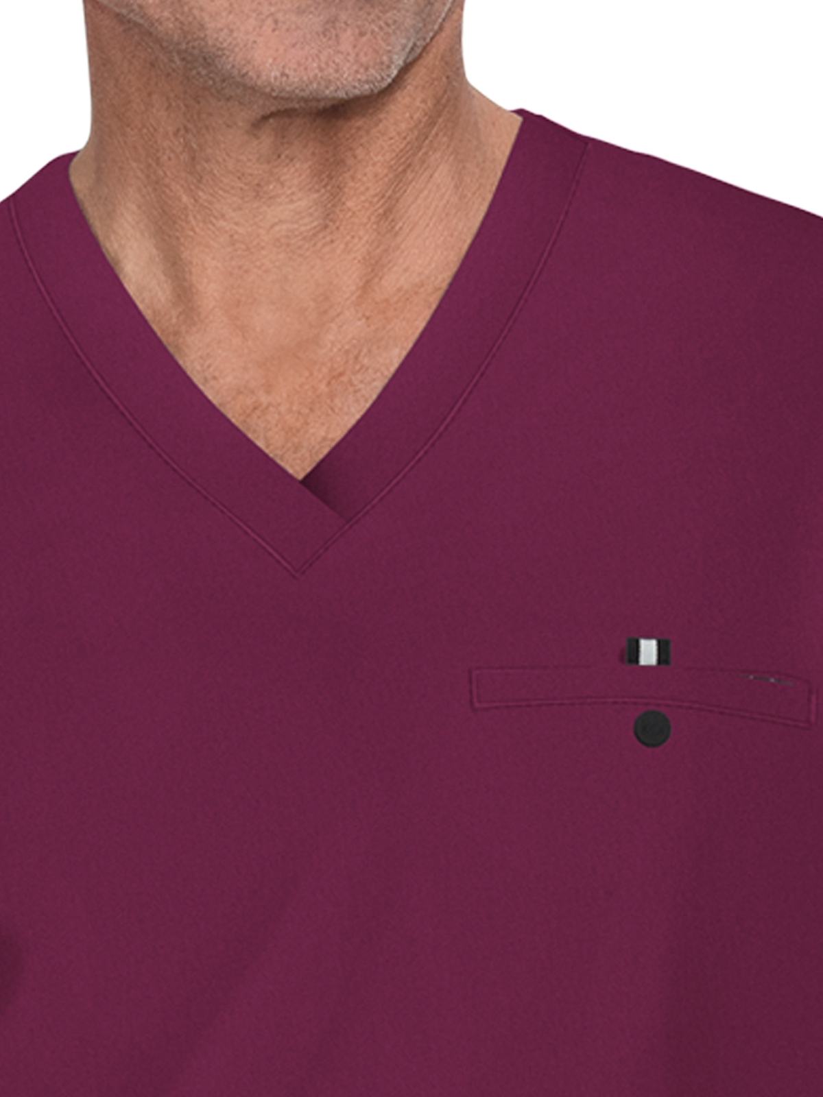 koi - Next Gen - Men's One-Pocket V-Neck Tuck-In On Call Top 29