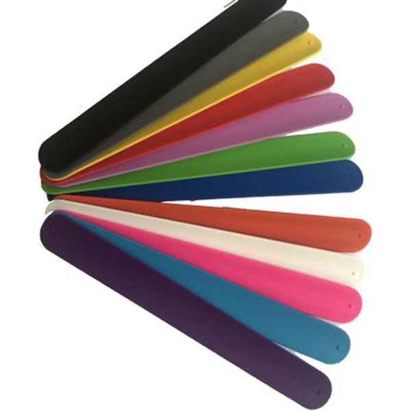 Full Color PVC Reflective Slap Wristband 2