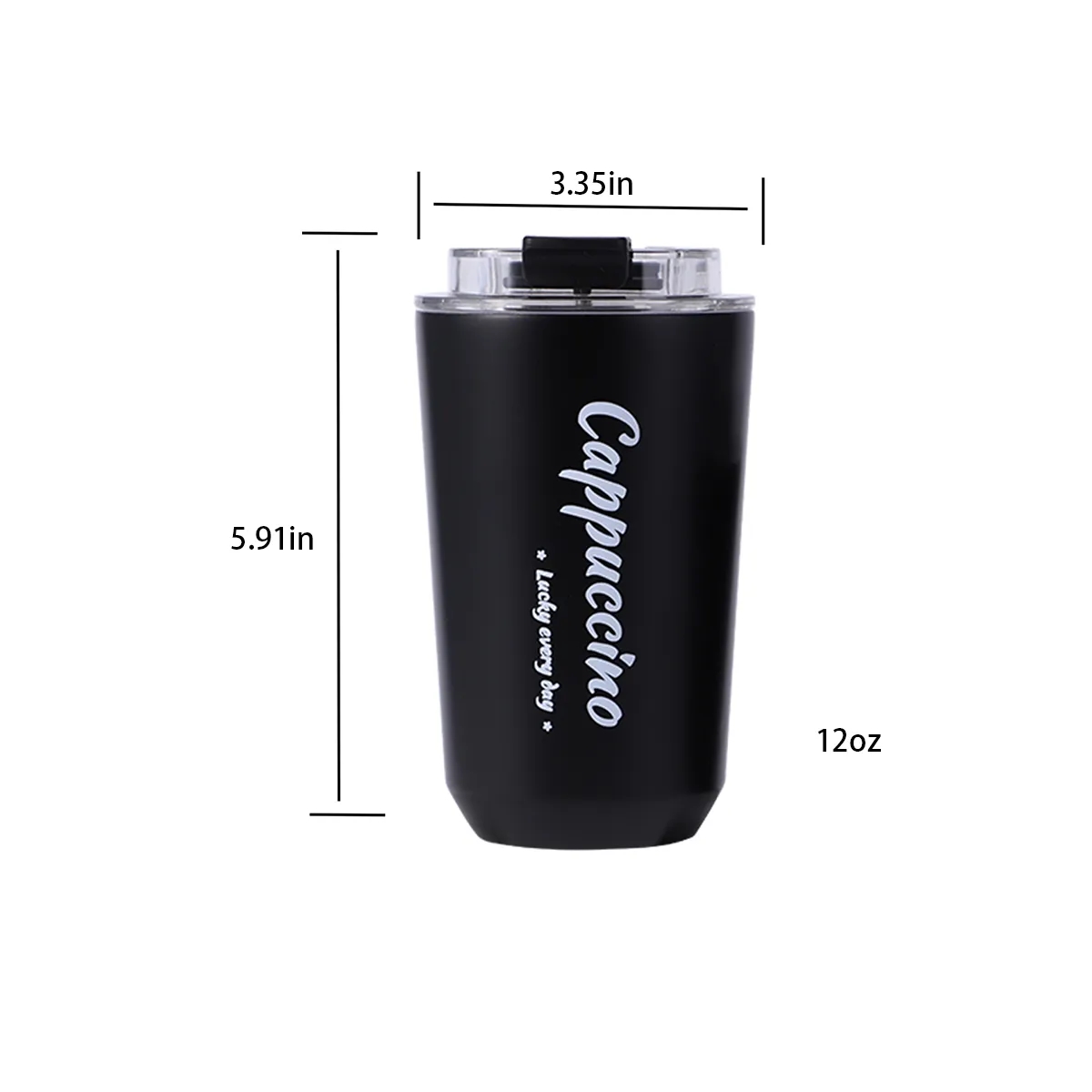 Vacuum Insulated Leakproof Travel Coffee Mug with Lid 2