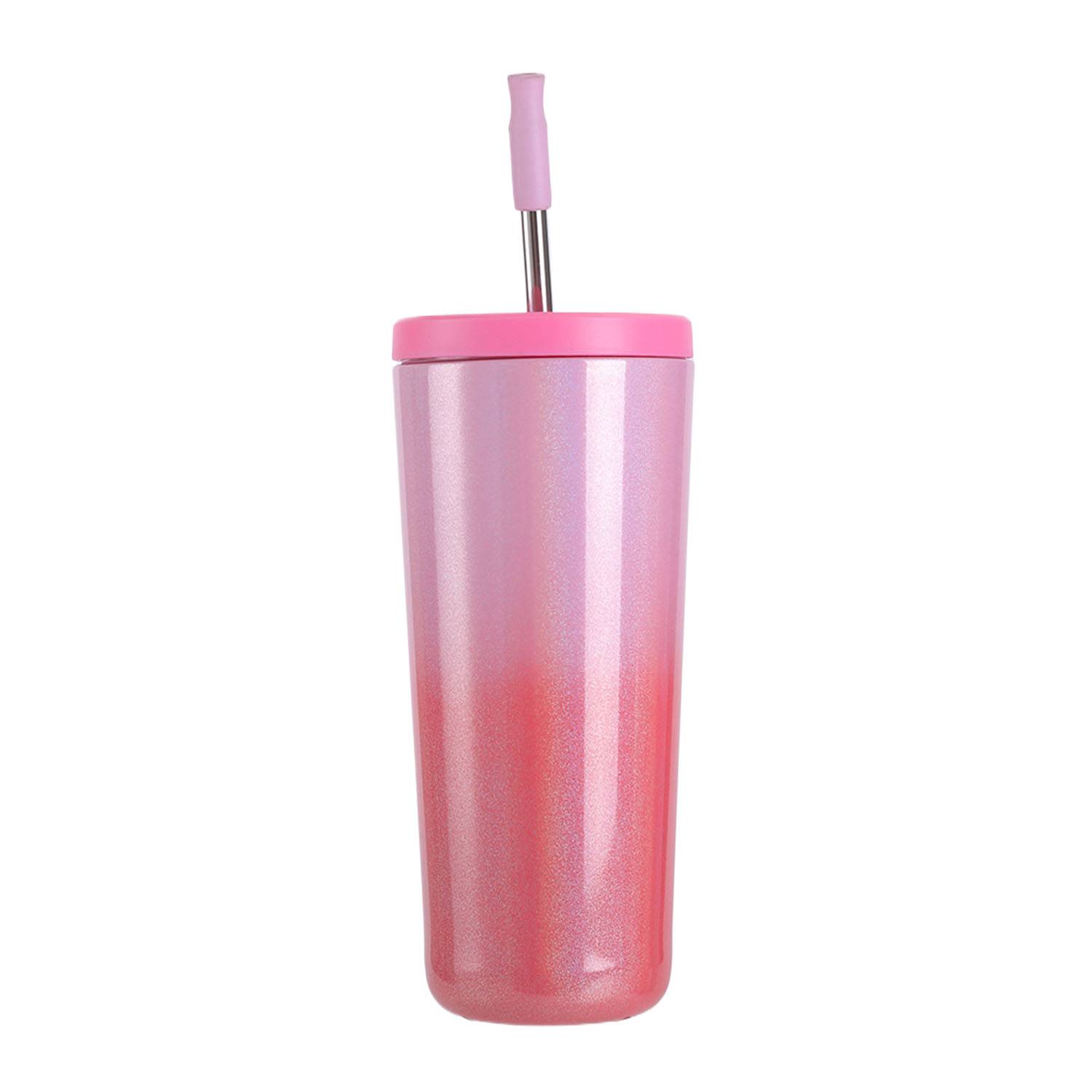 24oz Stainless Steel Gradient Color Insulated Travel Tumbler 4
