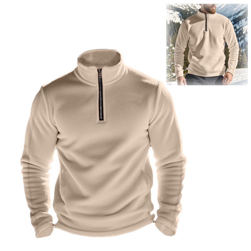 Men's Half-Zip Stand Collar Sweatshirt, custom hoodie or sweatshirt with logo imprint 7