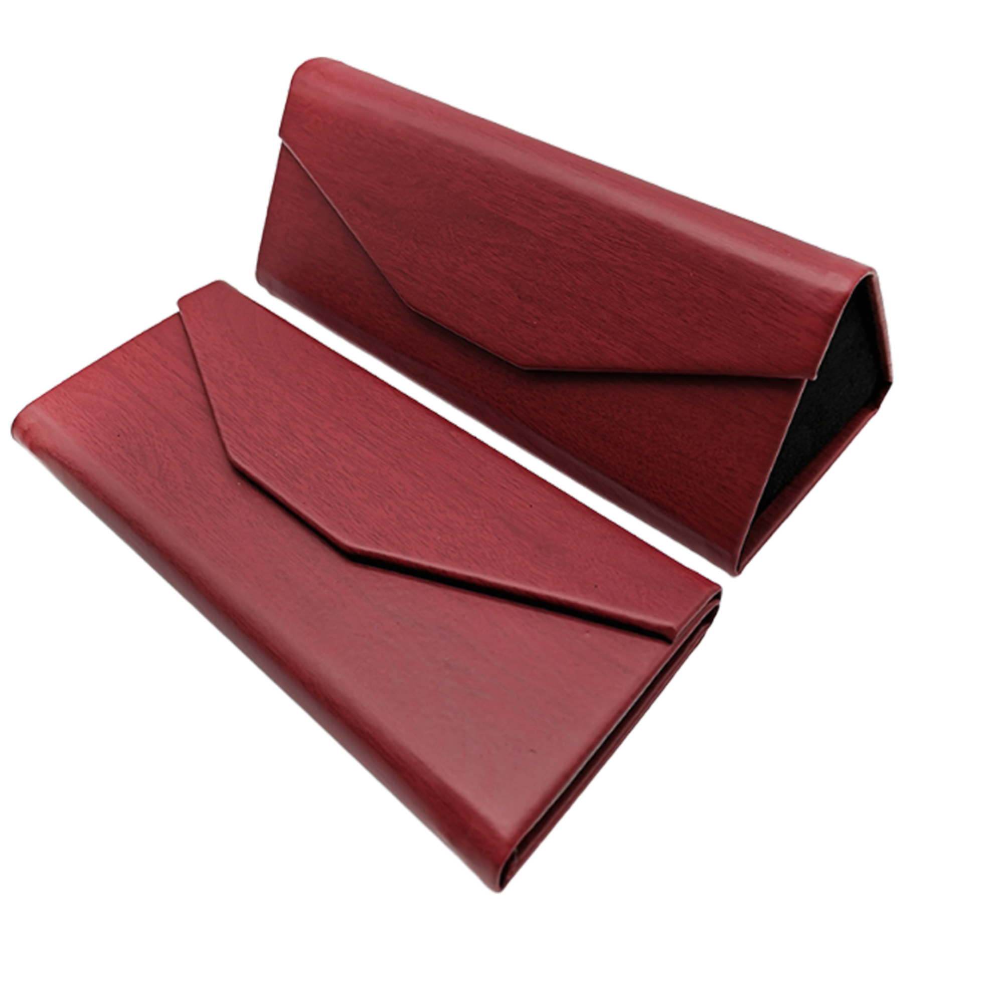 MOQ 50 PCS Versatile Foldable Leather Eyeglasses Case 7