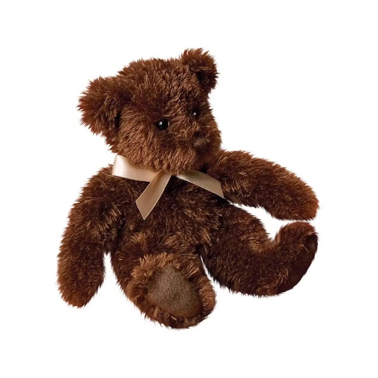 Chocolate Fuzzy Teddy Bear Stuffed Animal 2