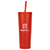 Bradford 24 oz Vacuum Insulated Stainless Steel Tumbler with Straw 37