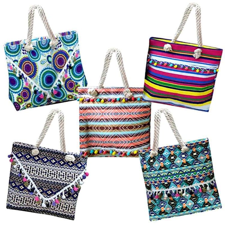 Canvas Tote Bags Assorted, custom tote bag with logo imprint 2