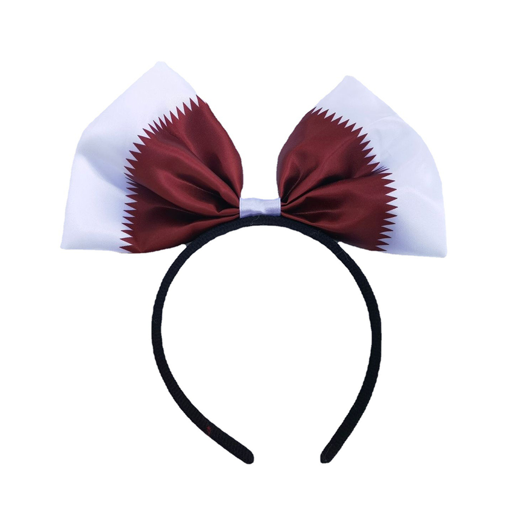 Qatar World Cup National Flag Bowknot Head Hoop 5