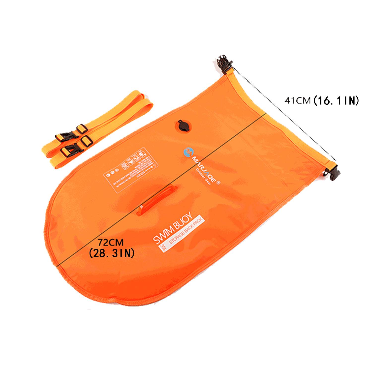 2 in 1 swimming floating buoy and waterproof backpack 3