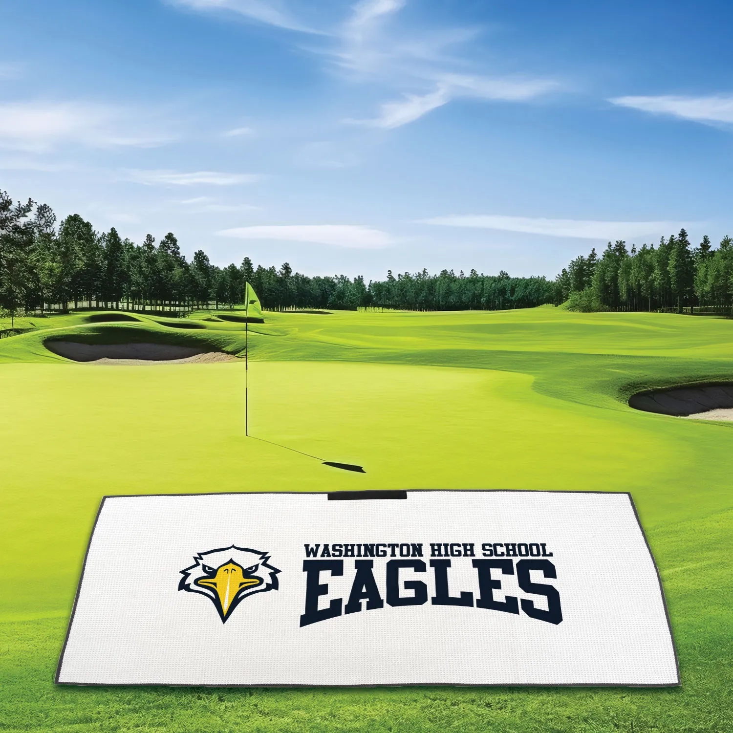 MaxxColor Waffle Golf Towel (17" x 40") 7