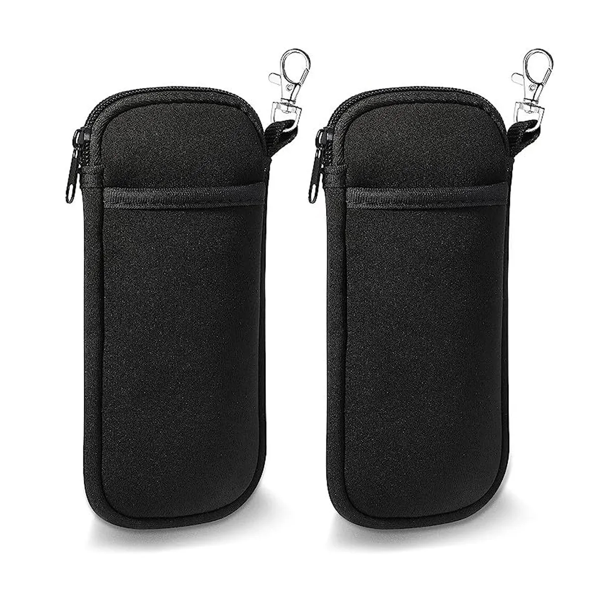 Portable Neoprene Cell Phone Storage Pouch with Keychain 1