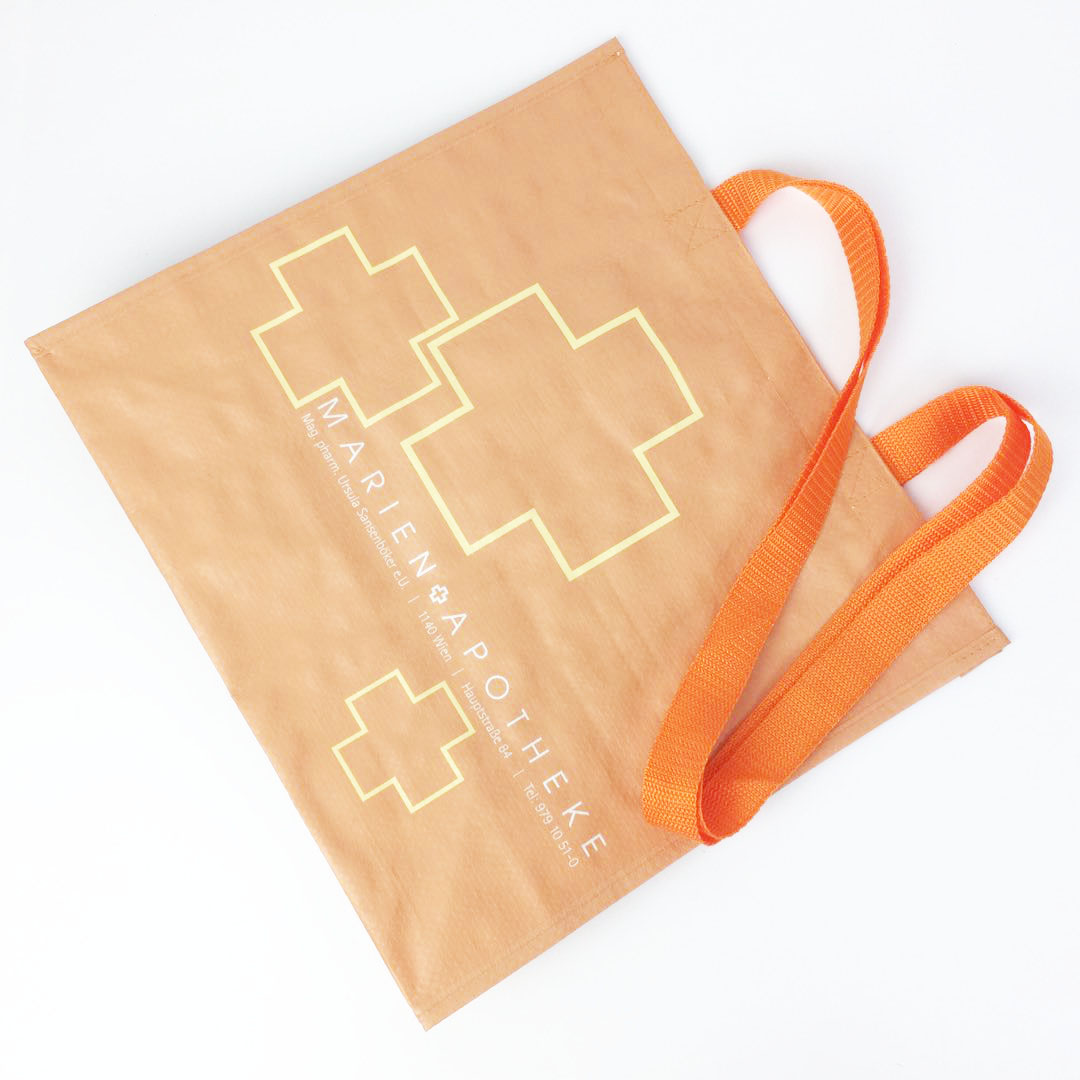Customized Long Handles PP Woven Bag 2