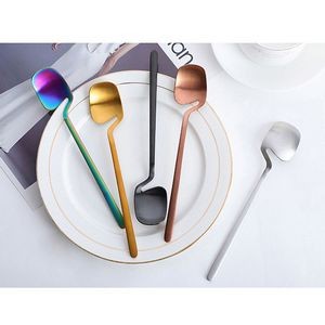 5.62 Inch Square Shaped Spoon With Side Hanger 15