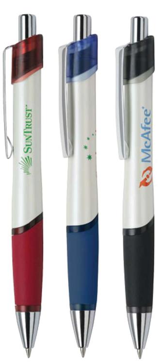 Elegant Pearl Finish Brass Ballpoint Click Pen 1