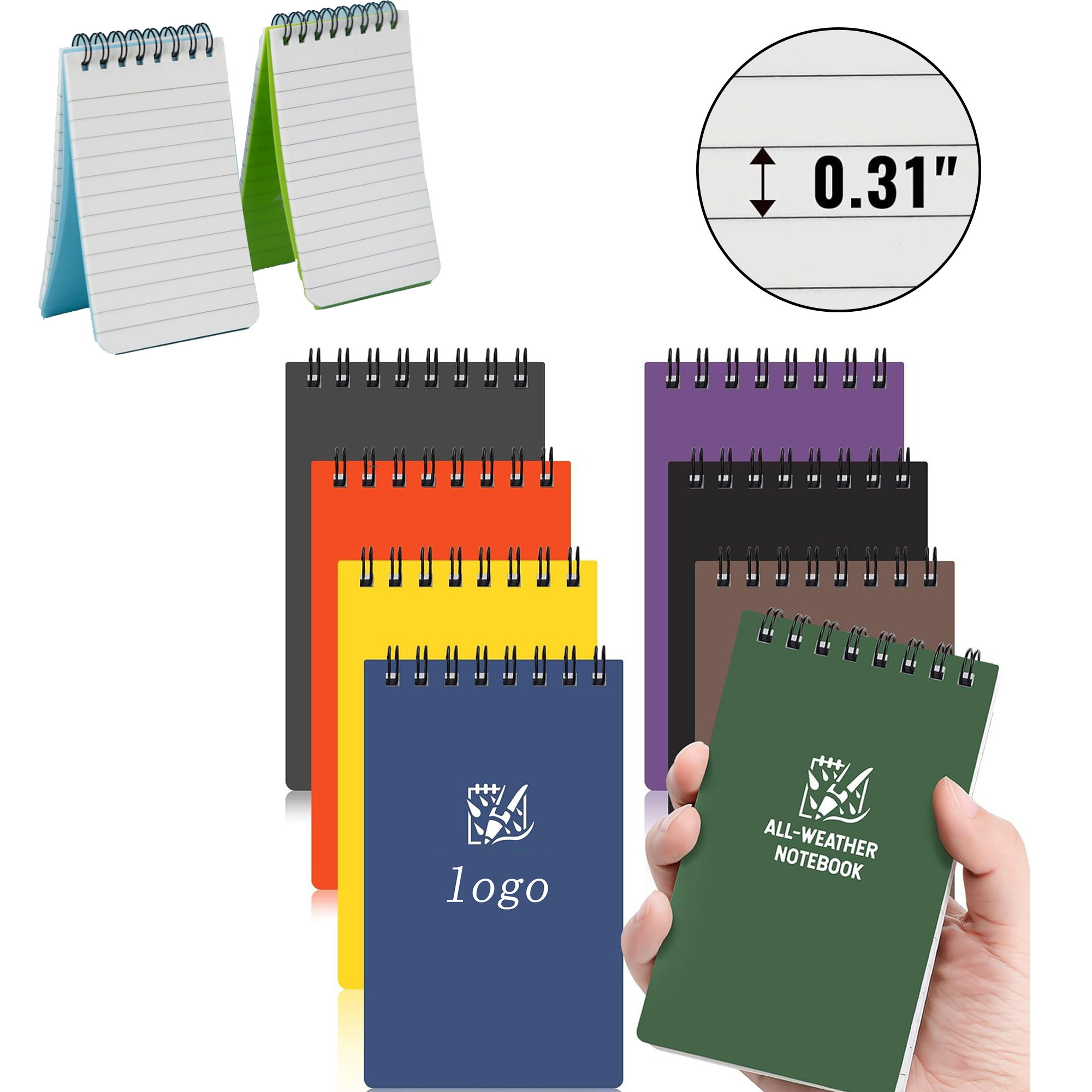 All-Weather Coil Waterproof Portable Notebook 2