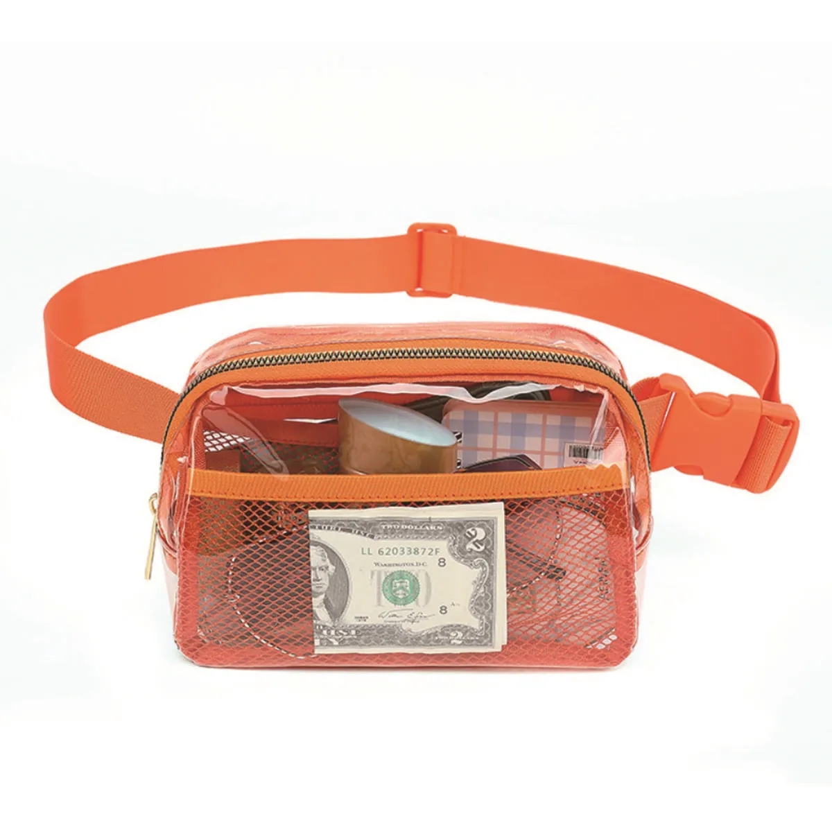 Stadium Approved Clear Belt Waist Bag with Adjustable Strap 8
