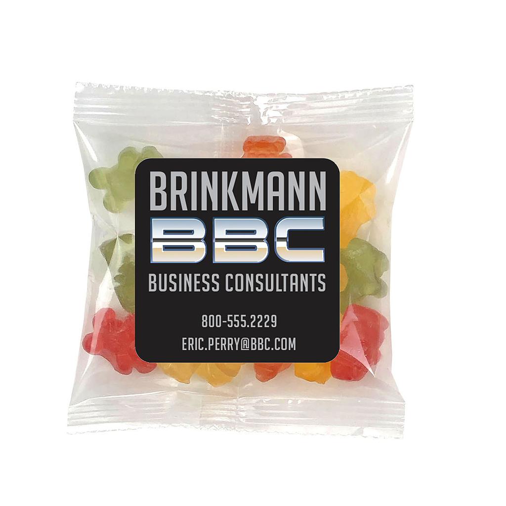 Small Snack Bag with Label Standard Fill 13