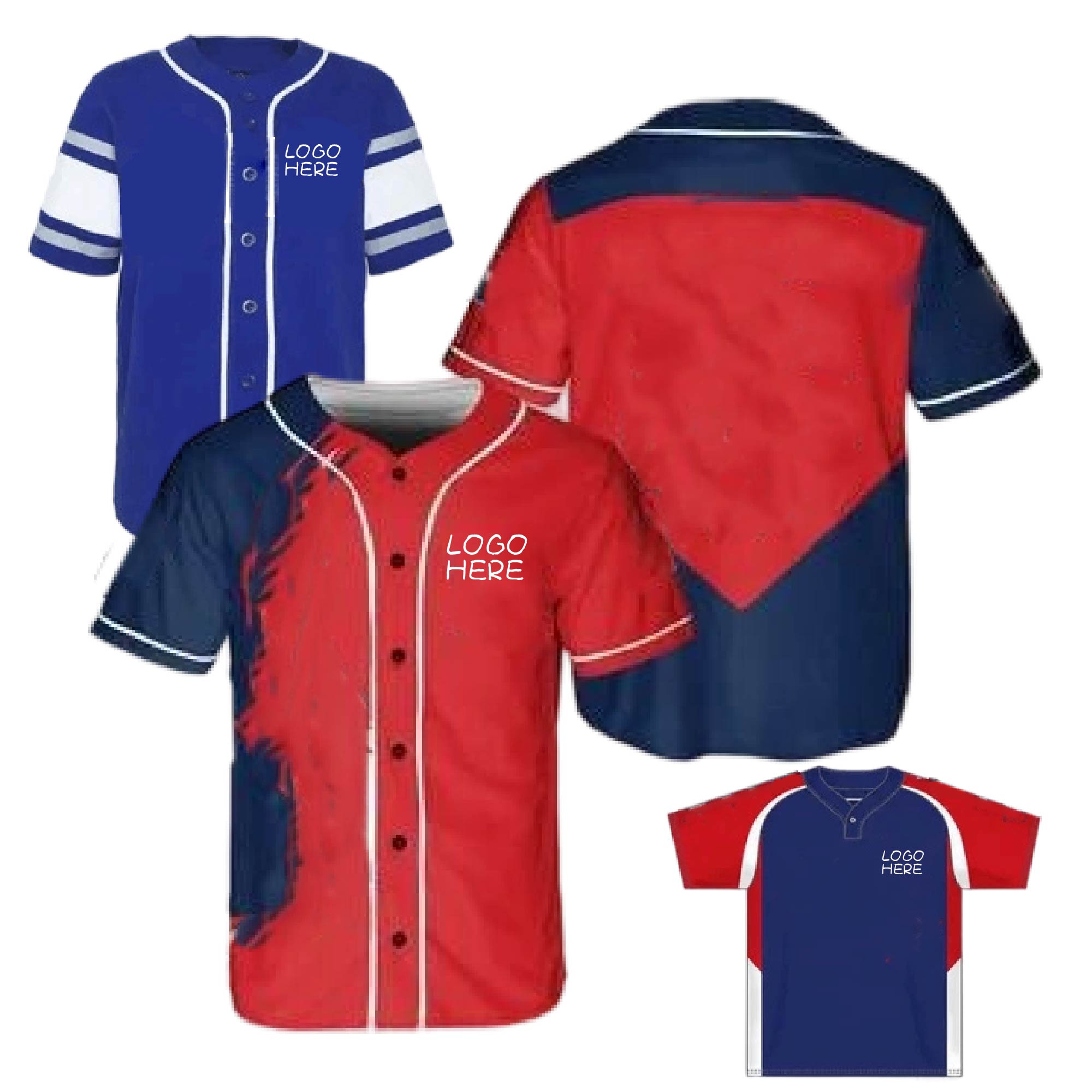 Sublimated Adult Baseball Jersey 1