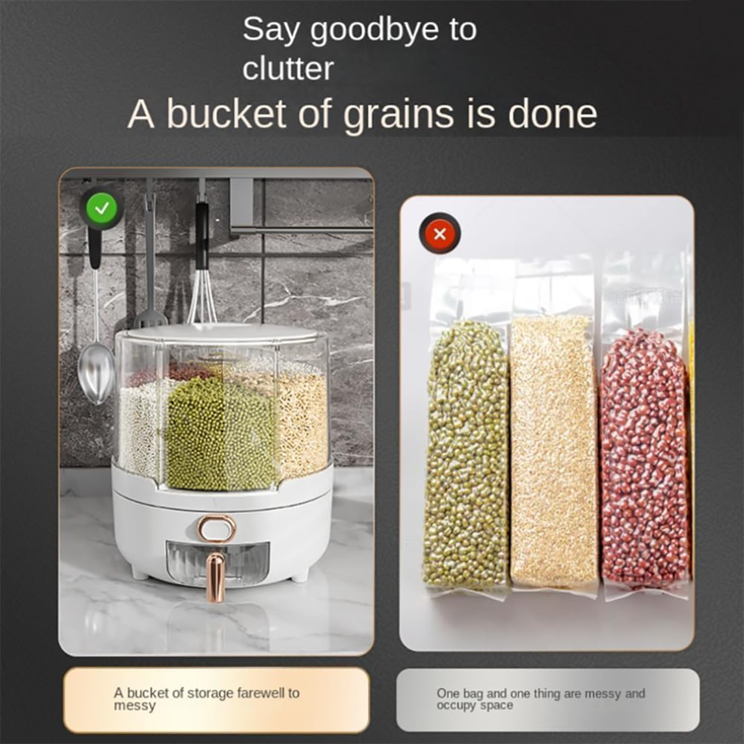 Transparent Storage Bin Container 5