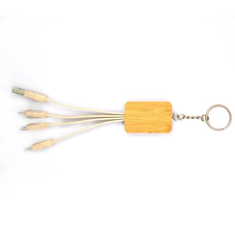 Degradable Bamboo Charging Cables 6