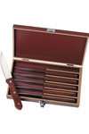 Manchurian Ash 6-Piece Steak Knife Slim Case Set 7
