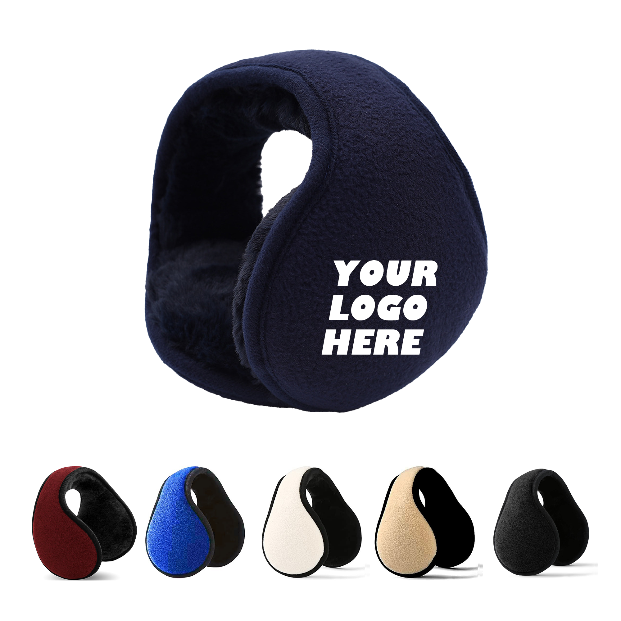 Warm Winter Rear Wearable Folding Earmuffs 2