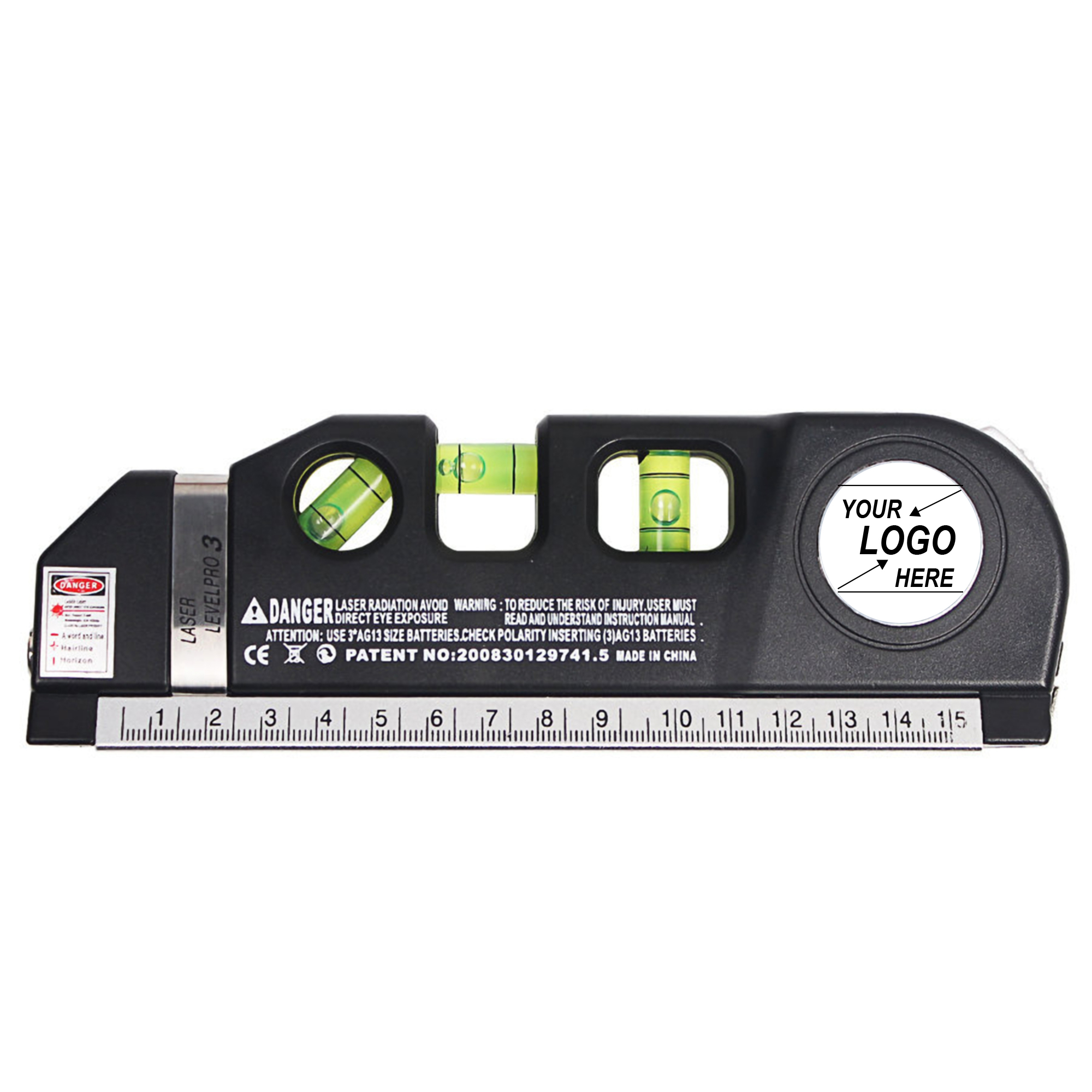 Multi-Function ABS Laser Level w/Tape Measure 2