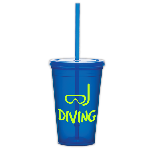 Economy Tumbler with Snap-on Lid 16oz 7