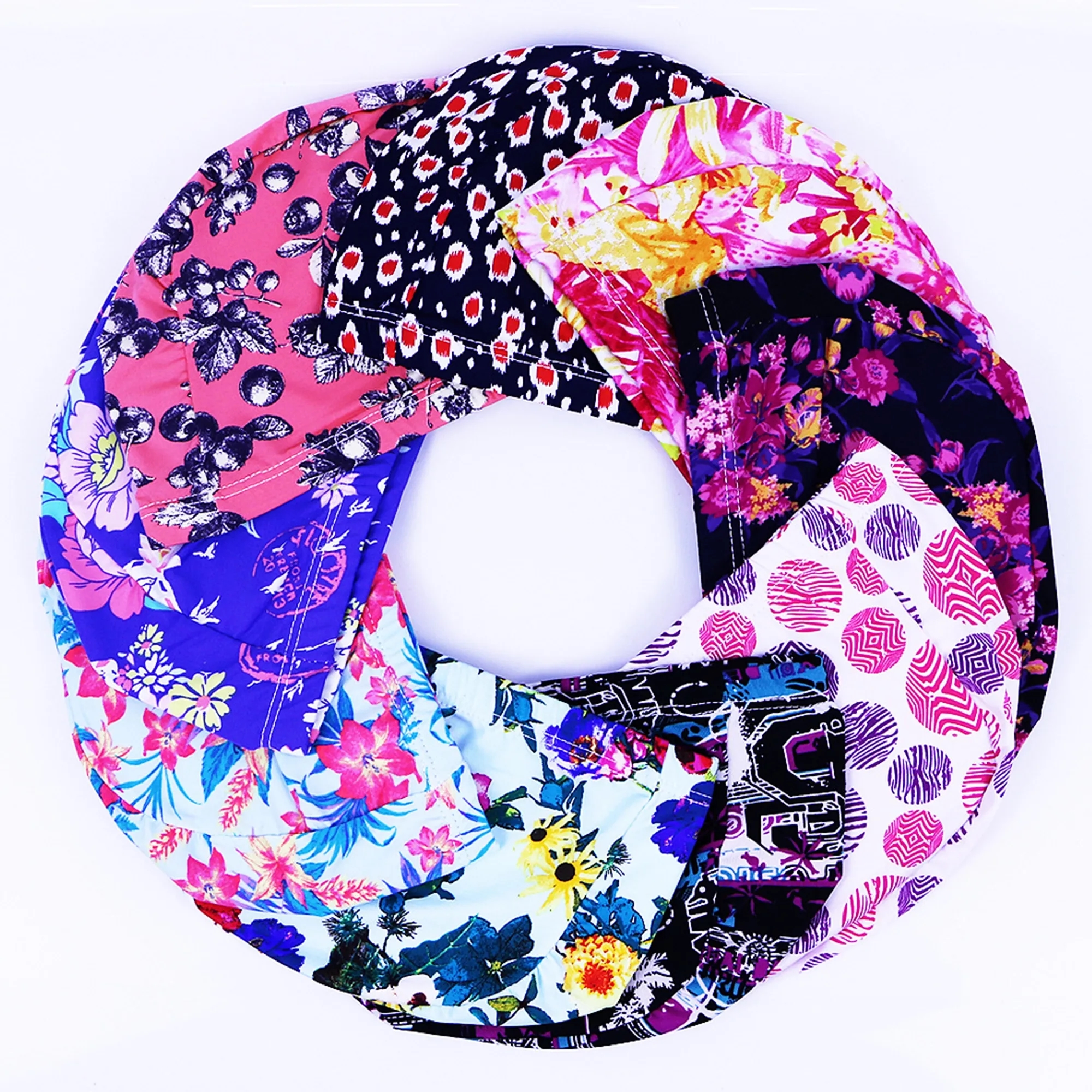 Polyester Cloth Swimming Cap MOQ 100 4
