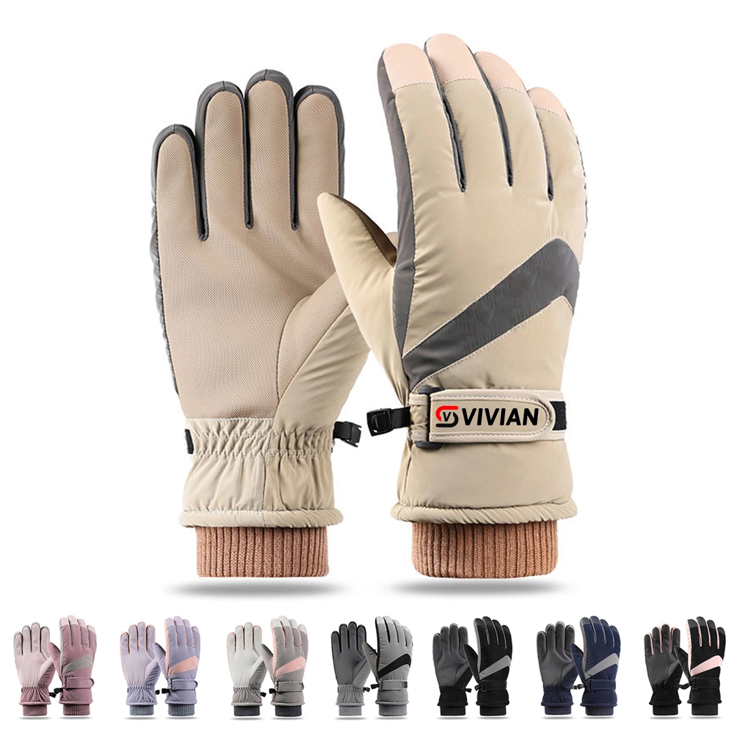 Waterproof Ski Gloves For Adults 1