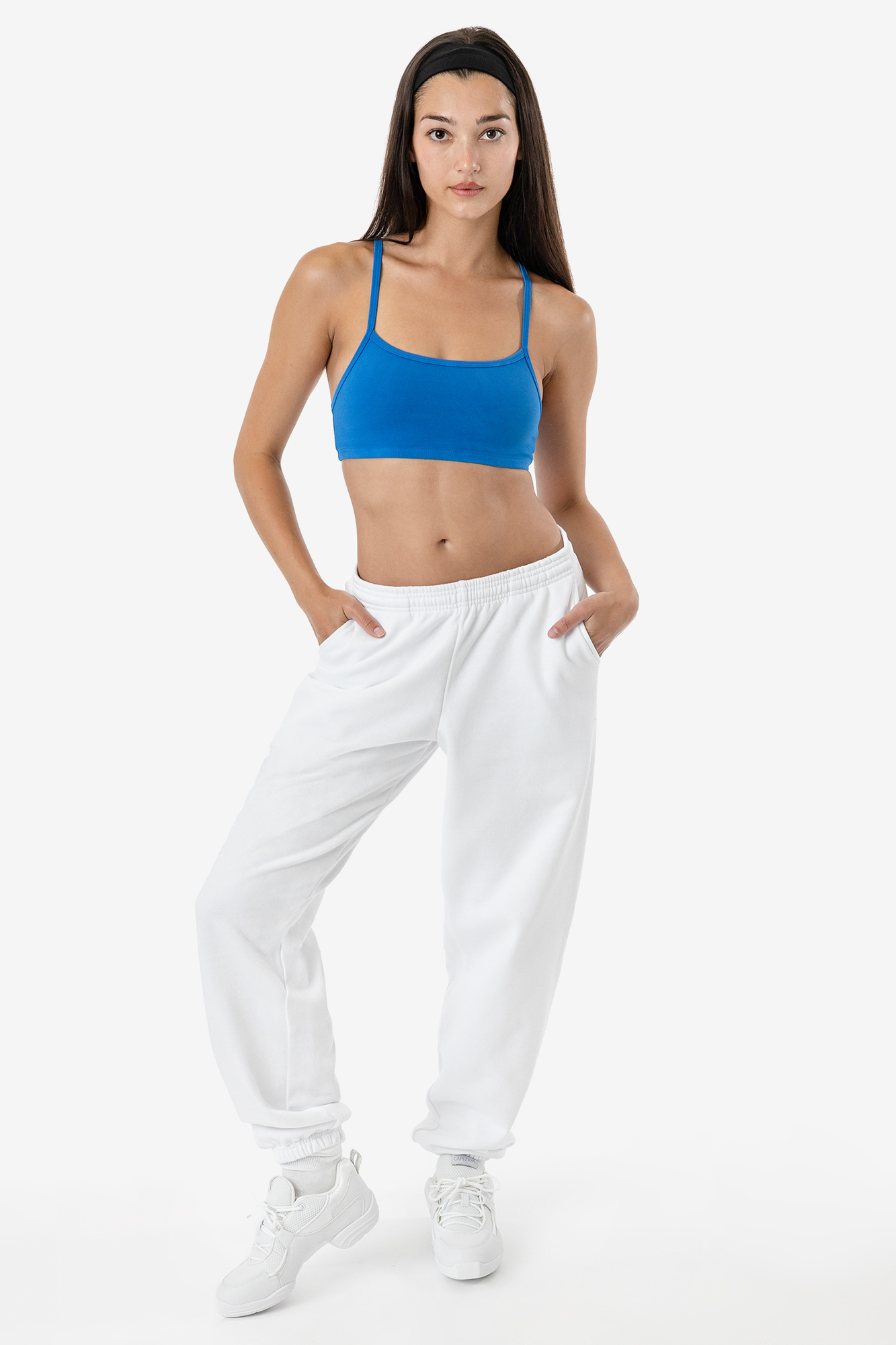 10 OZ MID-WEIGHT POLY COTTON FLEECE WIDE SWEATPANT 6