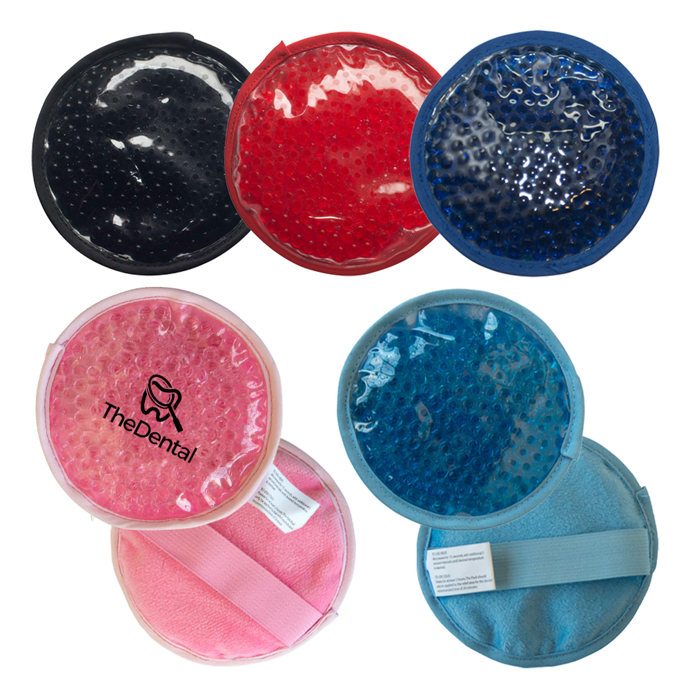 Circle Plush Gel Beads Hot/Cold Pack 1