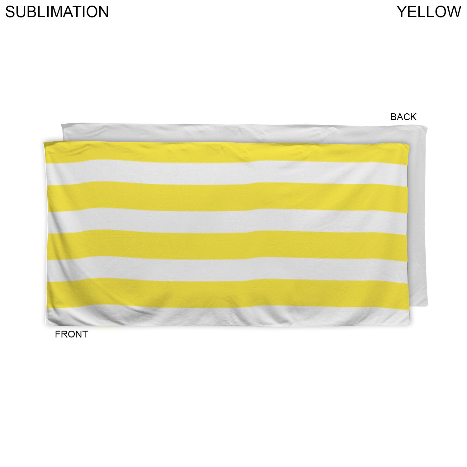 Cabana Stripe Sublimated, Absorbent Microfiber Dri-Lite Terry Beach, Shower Towel, 30x60 6