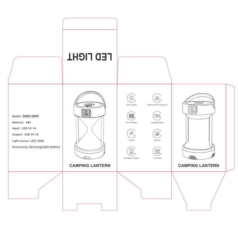 Custom Rechargeable Led Camping Lantern 13