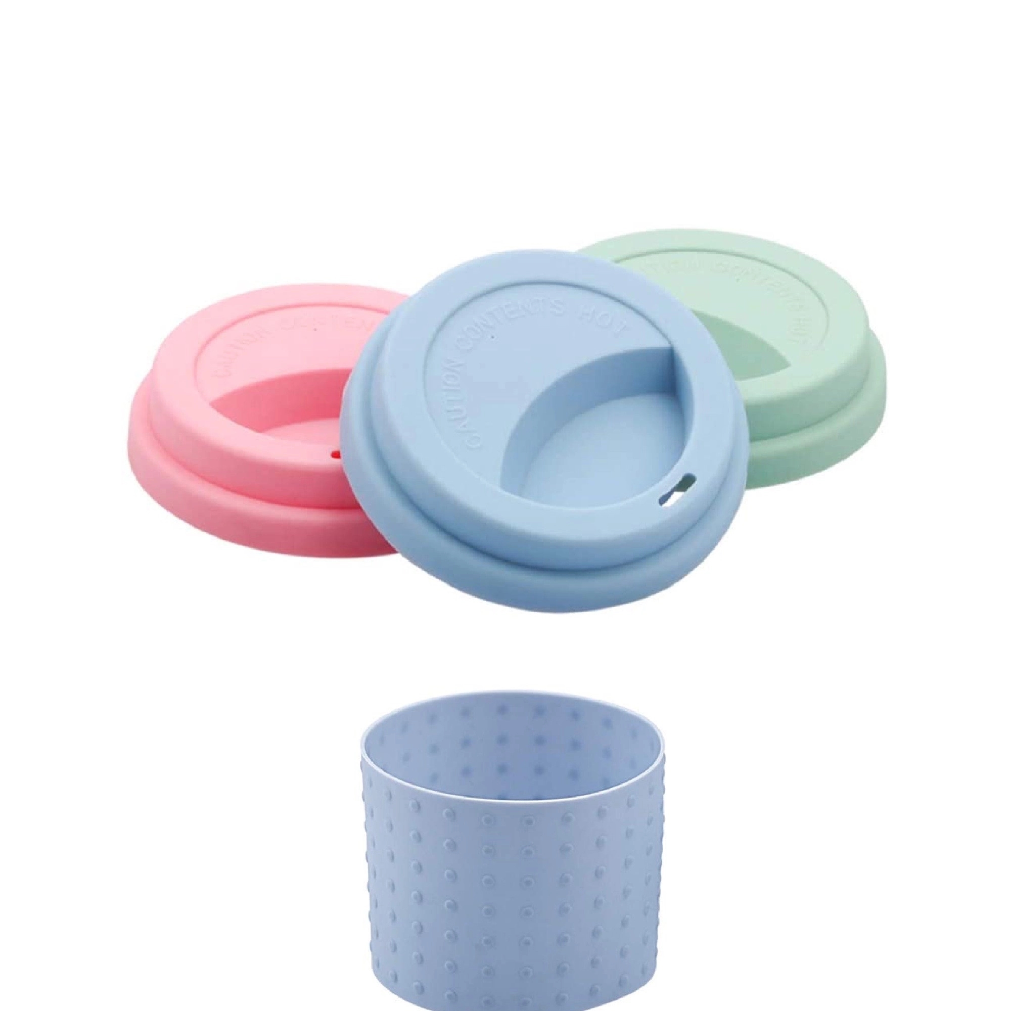 Wheat Straw Coffee Tea Mug with Silicone Lid MOQ 50PCS 2