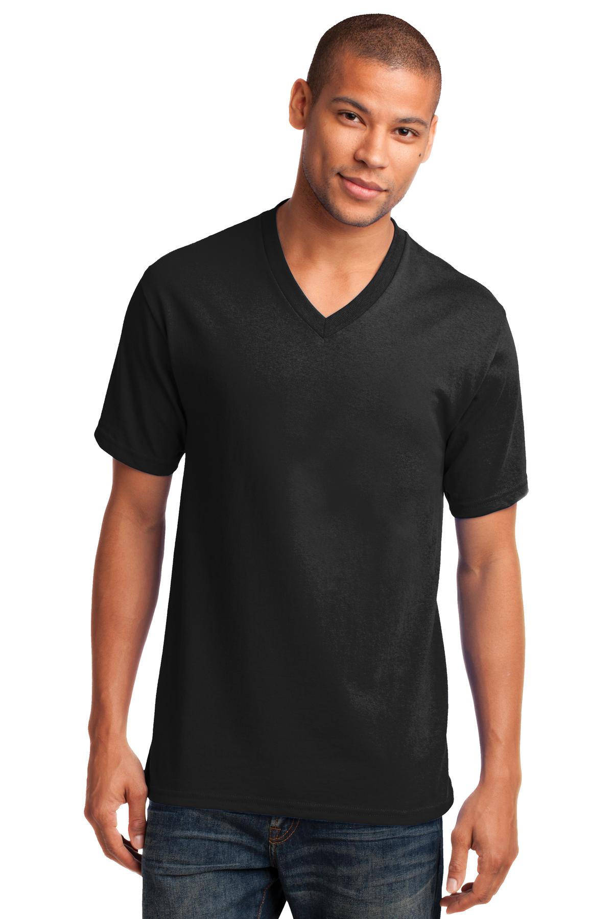Port & Co Core Cotton V-Neck Tee. PC54V 39