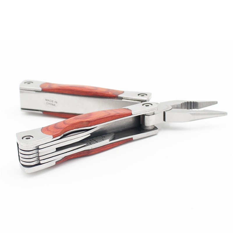 Folding Multi-Tool with Wooden Handle 3