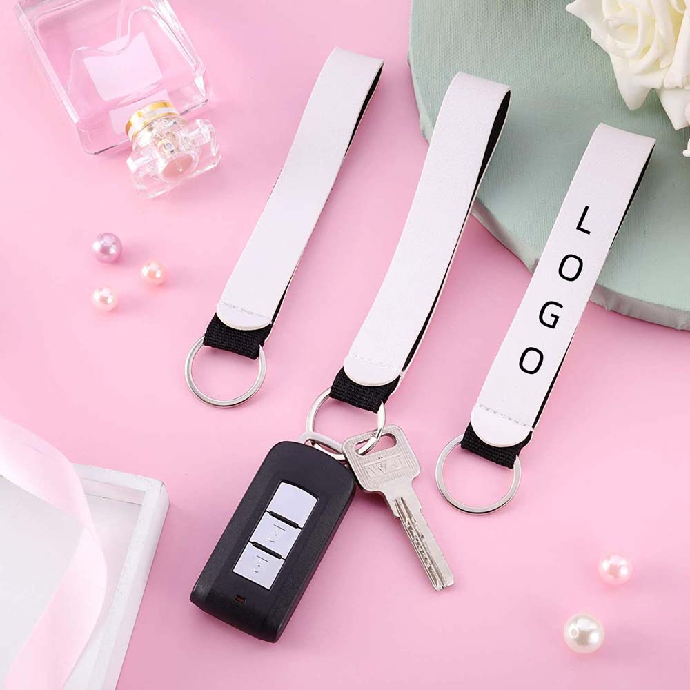 Fashionable Diving Material White Keychain 2