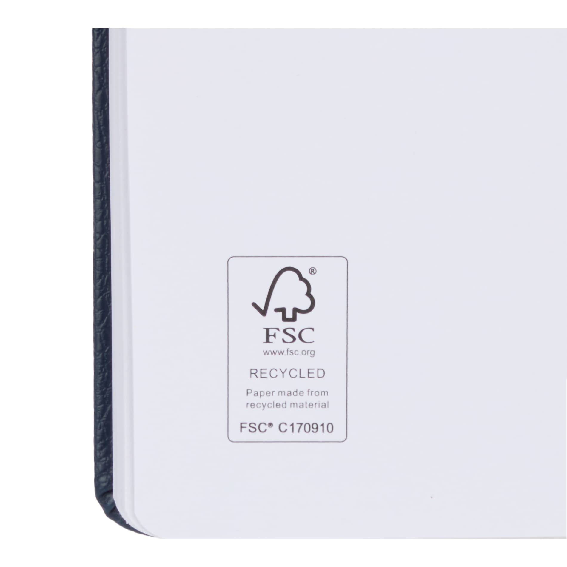 5” x 7” FSC® Recycled Pebble Hard Bound Journal 100