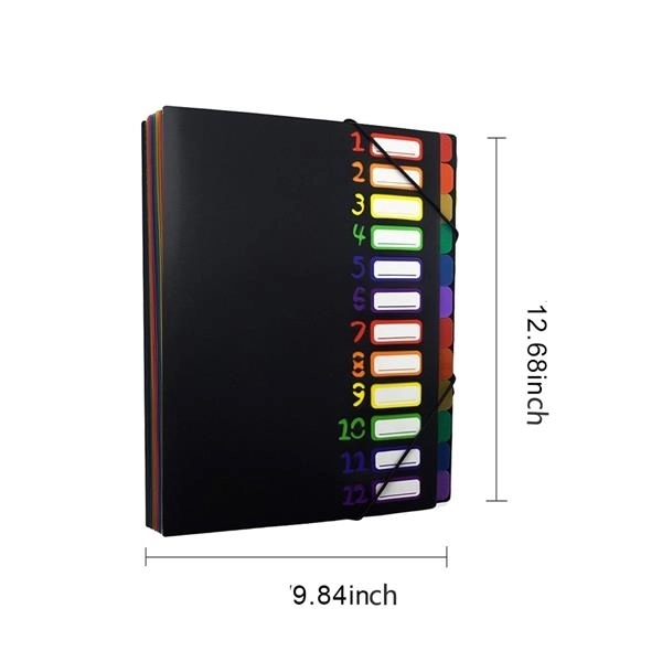 Multi Pocket A4 Expanding File Folders 4