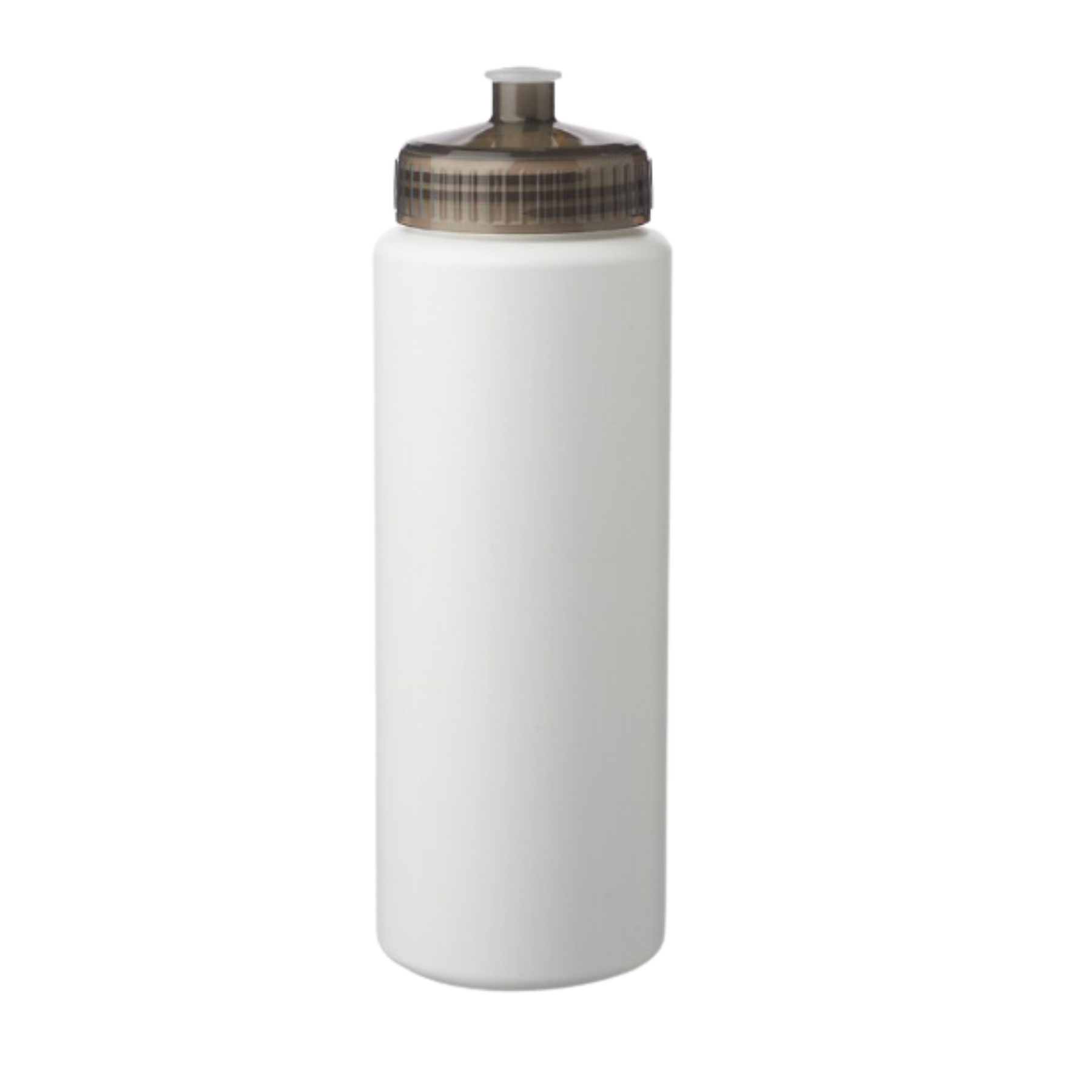 White HDPE 32 oz. Economy Sports Bottle with Push Pull Lid 5