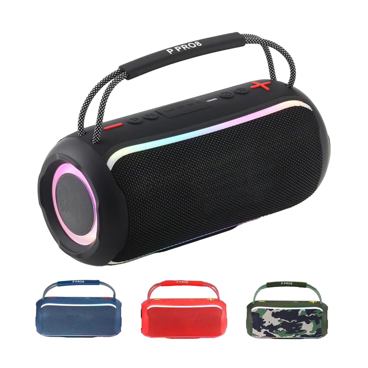 20W RGB Waterproof Wireless Bluetooth Speaker 9